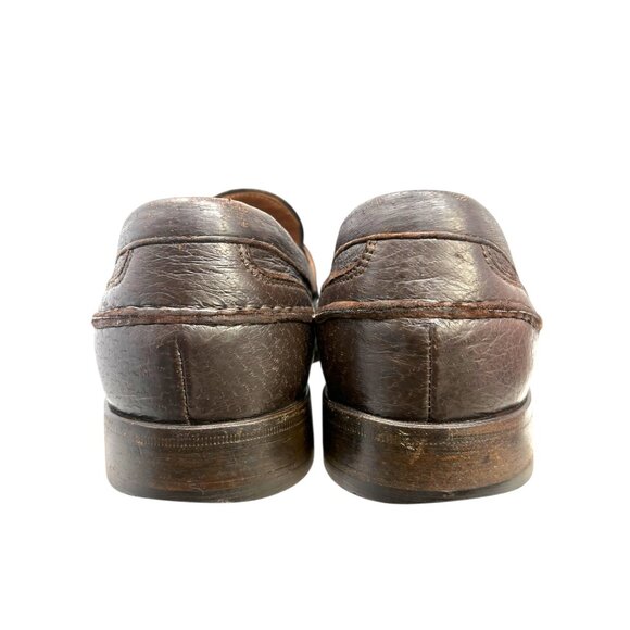 Ermenegildo Zegna COUTURE Lambskin Goodyear Constructed Split Toe Loafer - Picture 8 of 12